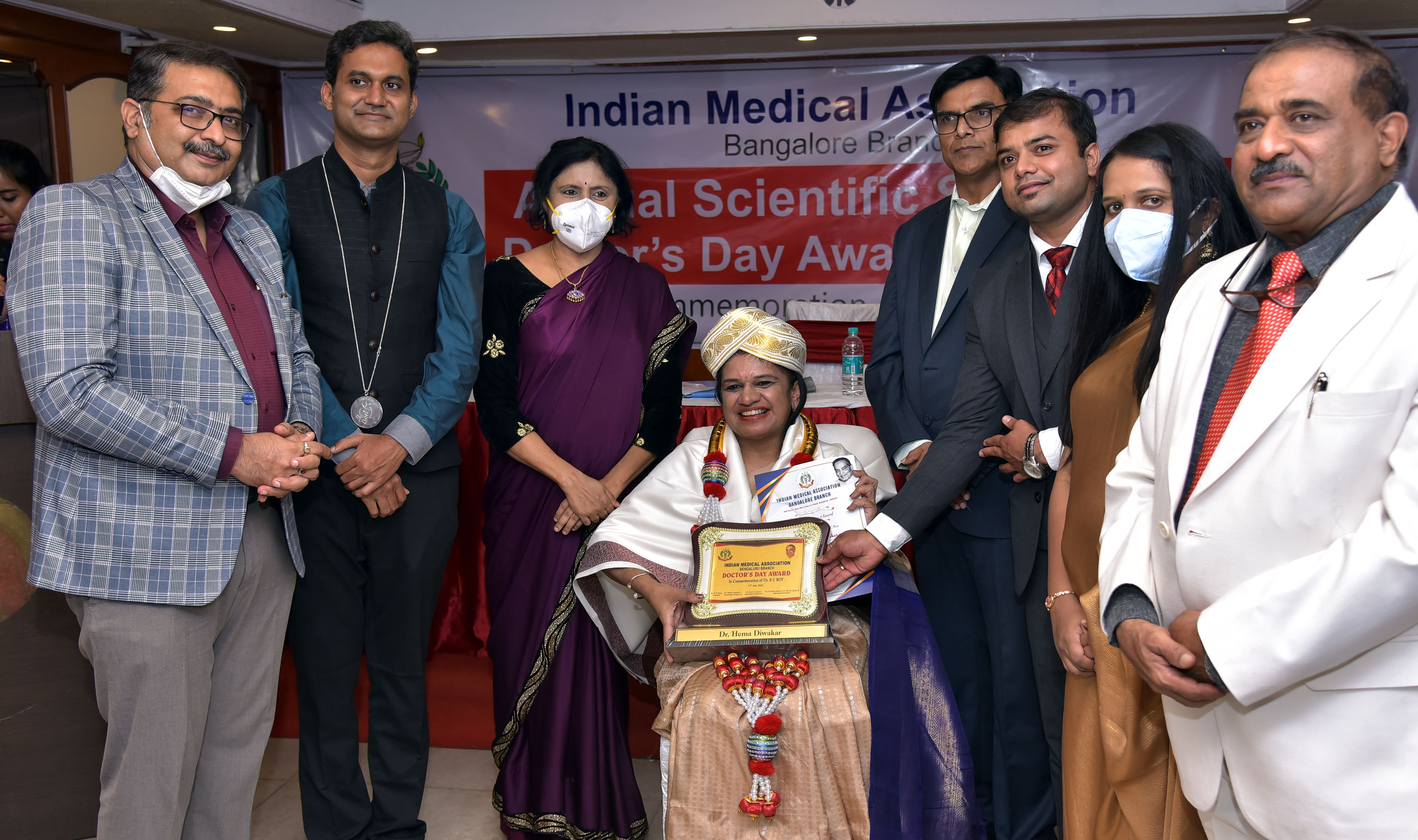 Indian Medical Association (IMA) confers Doctors’ Day Award upon healthcare leader Dr. Hema Divakar